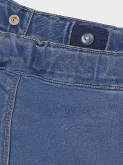 Name It Salli Wide Jeans, , 116 cm Light Blue Denim