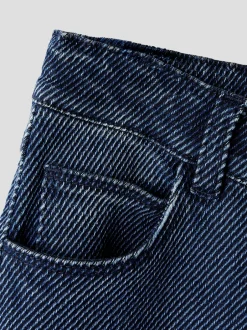 Hot Name It Salli X-Wide Jeans, , 128 cm Dark Blue Denim