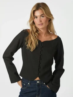 Neo Noir Salsa Structure Bluse, , 36*Dame Bluser & Skjorter