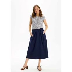 Hot IN FRONT Sandra Nederdel, , XL Navy