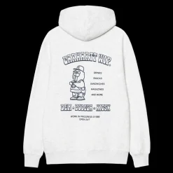Sale Carhartt WIP Sandwich Hættetrøje, , XL Ash Heather/Blue