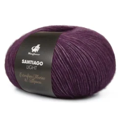 Outlet Mayflower Santiago Light Garn, , 50 g 017 Bordeaux