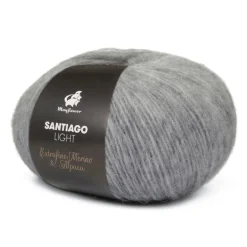 Mayflower Santiago Light Garn, , 50 g 008 Grå