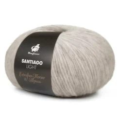 Hot Mayflower Santiago Light Garn, , 50 g 009 Lys Grå