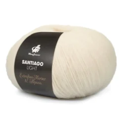 New Mayflower Santiago Light Garn, , 50 g 001 Natur