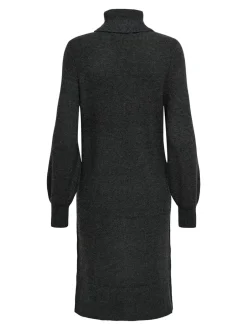 Hot ONLY Sasha Strikkjole, , XS Dark Grey Melange