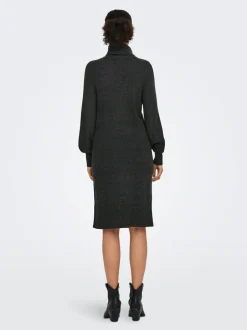 Hot ONLY Sasha Strikkjole, , XS Dark Grey Melange