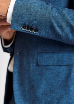Best Bruun & Stengade Sasso Classic Fit Blazer, , 54 Blue