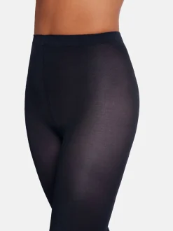 Clearance Wolford Satin Opaque 50 Strømpebukser, , M Navy