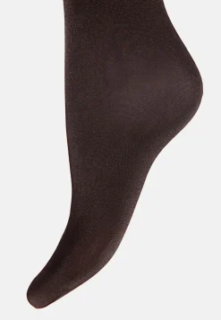 Clearance Wolford Satin Opaque 50 Strømpebukser, Sort, L Nearly Black