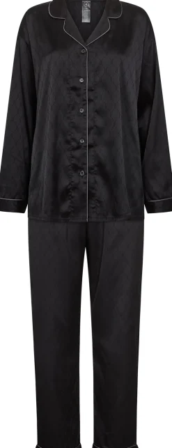 Hype The Detail Satin Pyjamassæt, , L*Dame Loungewear