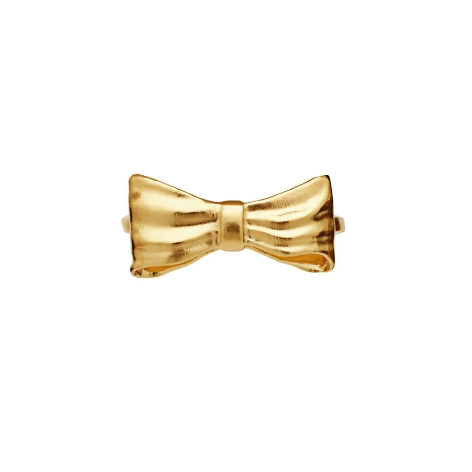 Maanesten Satin Ring, , 55 Gold Plated