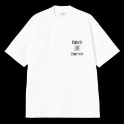 Clearance Carhartt WIP Schooling Heart T-shirt, , S White