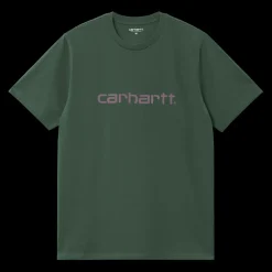 Sale Carhartt WIP Script T-shirt, , XS Sycamore Tree/Phlox