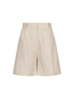 Best Neo Noir Sega Heavy Linen Shorts, , 34 Sand