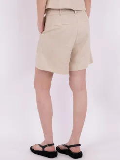 Best Neo Noir Sega Heavy Linen Shorts, , 34 Sand