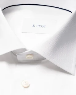 Eton Semi-Solid Twill Contemporary Skjorte, , 40* Skjorter