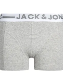 Jack & Jones Junior Sense 3-pak Trunks, , 128 cm*Børn Undertøj & Nattøj
