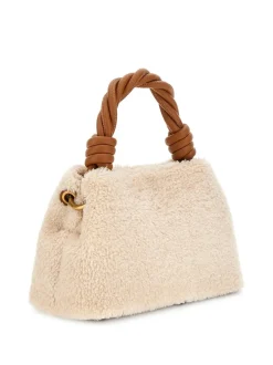 New Guess Shaida Top Handle Crossbody, Natural/Cognac