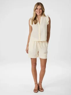 Neo Noir Shala Linen Shorts, , 38*Dame Shorts