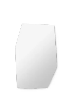 ferm LIVING Shard Spejl, , 59,5x76,4 cm Sølv