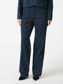 Neo Noir Shaya Denim Structure Bukser, , 34*Dame Bukser & Leggings