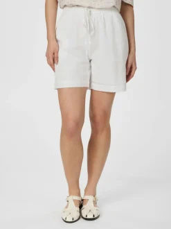 Sale Neo Noir Shea Linen Shorts, , 34 White