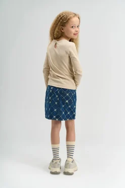 Online THE NEW Sigga Rib Bluse, , 146-152 cm Gardenia