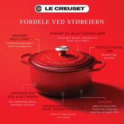Le Creuset Signature Rund Støbejernsgryde, , 6,7 L* Gryder & Pander