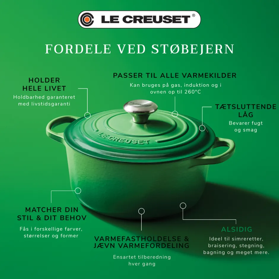 Le Creuset Signature Rund Støbejernsgryde, , 6,7 L* Gryder & Pander