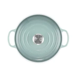Discount Le Creuset Signature Rund Støbejernsgryde, , 4,2 L Sea Salt