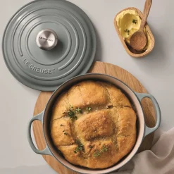 Discount Le Creuset Signature Rund Støbejernsgryde, , 4,2 L Sea Salt