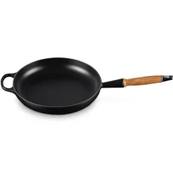 Le Creuset Signature Støbejerns Stegepande Med Træhåndtag, , Ø28 cm* Gryder & Pander