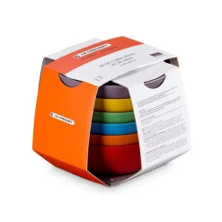 Online Le Creuset Signature Stentøjs 6-pak Dybe Tallerkner, , Ø16 cm Rainbow