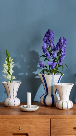 Kähler Signature Vase, Blå
