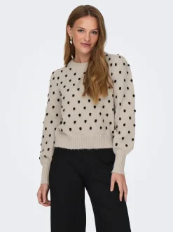 JDY Sigrid Striktrøje, , S*Dame Strik & Sweatshirts