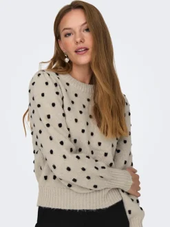 JDY Sigrid Striktrøje, , S*Dame Strik & Sweatshirts