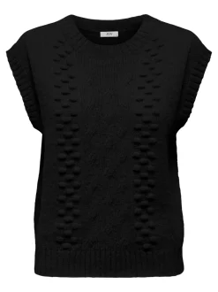 Hot JDY Sigrid Strikvest, , S Black