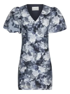 Discount Neo Noir Sika Brocade Floral Kjole, , 36 Floral Grey