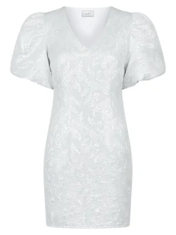 Clearance Neo Noir Sika Metallic Kjole, , 38 Silver