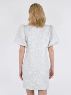 Clearance Neo Noir Sika Metallic Kjole, , 38 Silver