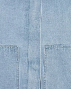 Outlet Moves Sikorie Denimjakke, , 40 Light Blue