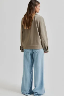 Second Female Silvie Trench Jakke, , XL Fallen Rock