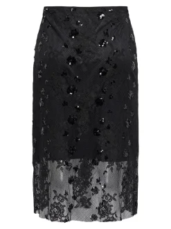 Clearance ONLY Sinna Lace Nederdel, , L Black