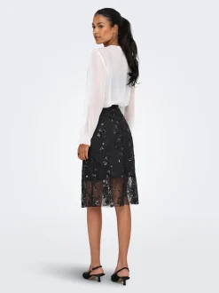 Clearance ONLY Sinna Lace Nederdel, , L Black