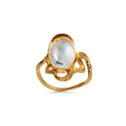 Discount Maanesten Siren Ring, , 55 Guld