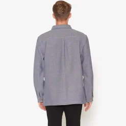 Discount Signal Siryan Twill Overshirt, , XXL Stormy Blue