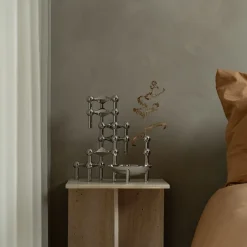 Online Stoff Nagel Skål, Krom