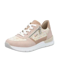 Rieker Sko, , 38 Carnation/Offwhite-Multi/Blossom