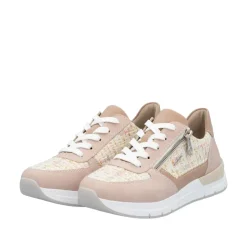 Rieker Sko, , 38 Carnation/Offwhite-Multi/Blossom